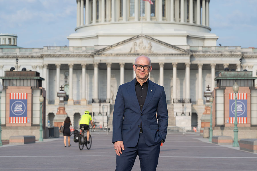 David Hartle at the U.S. Capitol
