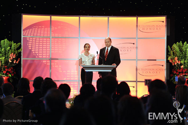 Christina Ricci &amp; Scott Berkowitz at the Fourth Annual Television Academy Honors