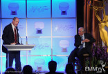 Michael Eisner and Garry Marshall onstage at the 21st Annual Hall of Fame Gala