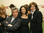 Tom Bergeron, America Ferrera and Barbara Wellner