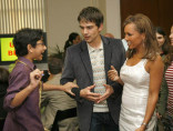 Mark Indelicato, Christopher Gorham and Vanessa Williams