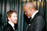 Actors Seth Green (L) and James Pickens Jr.