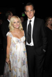 Actors Amy Poehler (L) and Will Arnett