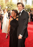Actors Chandra Wilson and Patrick Dempsey