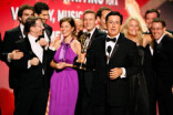 Television personality Stephen Colbert and the staff of The Colbert Report