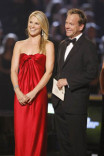 Presenters Kiefer Sutherland and Ali Larter