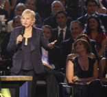 Actress Ellen DeGeneres and actress Mariska Hargitay