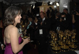Actress Sally Field visits the Trophy Room