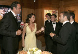 Actor Brad Garrett, actress Joely Fisher and actor Jeremy Piven