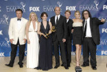30 Rock castmembers celebrate their top Comedy Series win in the press room