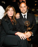 Actress Maura Tierney and Actor Stanley Tucci 