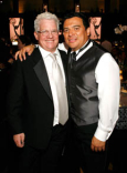 Producer Spike Jones and host Carlos Mencia