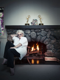 Sharon Gless with her two Emmys