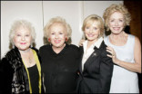 Celebrated actresses Estelle Harris, Doris Roberts, Florence Henderson and Holland Taylor.