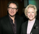 James Spader and Karen Miller, Second Vice Chair of the Television Academy