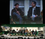 Earl  executive producer/director Marc Buckland with host Carson Daly on Goldenson Theatre