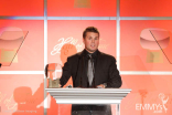 Rod Roddenberry accepting the Hall of Fame award for his late father, Gene Roddenberry.