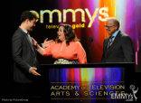 Joshua Jackson, Melissa McCarthy &amp; John Shaffner at the 63rd Primetime Emmy Awards Nominations Ceremony