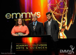 Melissa McCarthy, John Shaffner &amp; Joshua Jackson at the 63rd Primetime Emmy Awards Nominations Ceremony