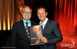 John Shaffner and Mark Burnett at the 63rd Primetime Emmy Awards Nominations Ceremony
