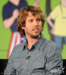 Jon Heder onstage during the Napoleon Dynamite panel during the FOX portion of the 2012 Winter TCA Tour