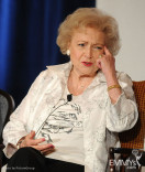 Betty White onstage during the Betty White&#039;s Off Their Rockers panel during the 2012 Winter TCA Tour
