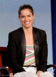 Amanda Peet onstage during the Bent panel at the 2012 Winter TCA Tour