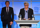 Denis Leary and Peter Tolan onstage at the 5th Annual Television Academy Honors