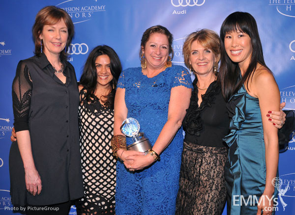 Pamela Hogan, Nina Chaudry, Abigail Disney, Gini Reticker and Laura Ling at the 5th Annual Television Academy Honors