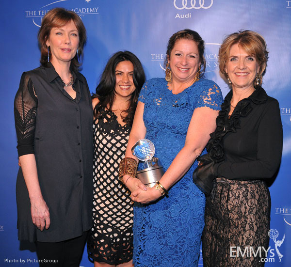 Pamela Hogan, Nina Chaudry, Abigail Disney and Gini Reticker at the 5th Annual Television Academy Honors