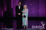Jon Hamm &amp; Betty White at the 62nd Primetime Emmy® Awards