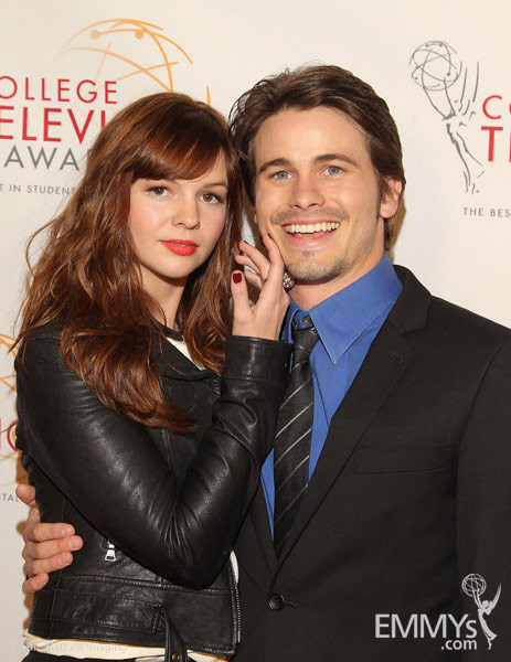 Amber Tamblyn &amp; Jason Ritter at the 32nd College Television Awards
