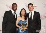 Aldis Hodge, Ting Chian Tey &amp; Drew Roy at the 32nd College Television Awards
