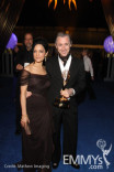 Archie Panjabi and Alan Cumming at the 62nd Primetime Emmys Governors Ball