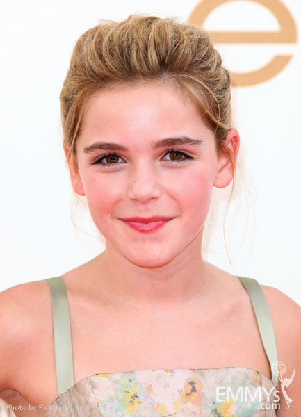 Kiernan Shipka arrives at the Academy of Television Arts &amp; Sciences 63rd Primetime Emmy Awards at Nokia Theatre L.A. Live