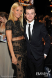 Gwyneth Paltrow and Chris Colfer during the Academy of Television Arts &amp; Sciences 63rd Primetime Emmy Awards 
