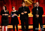 Makeup team of Saturday Night Live accepting their award at the 2011 Primetime Creative Arts Emmys