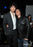 (L-R) Nick Tweed-Simmons and Gene Simmons at the Academy of Television Arts and Sciences 2011 Primetime Creative Arts Emmys