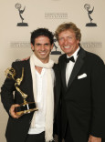 Choreographer Tyce Diorio and TV personality Nigel Lythgoe 