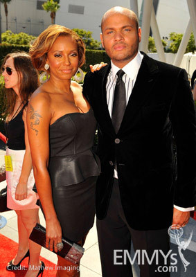Mel B. and Stephen Belafonte at the 62nd Primetime Creative Arts Emmy Awards