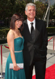 TV personality Anthony Bourdain (R) and wife Ottavia Busia