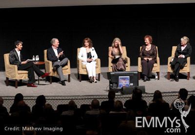 Jon Jordan, Ken Corday, Suzanne Rogers, Melissa Reeves, Maree Cheatham &amp; Mary Beth Evans at 45 Years Of Days Of Our Lives