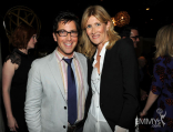 Dan Bucatinsky and Laura Dern at the 2013 Performers Emmy Celebration