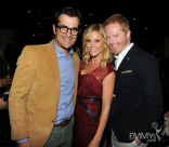 Ty Burrell, Julie Bowen and Jesse Tyler Ferguson at the 2013 Performers Emmy Celebration