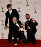 Rob Butler, Josh Earl and Alex Durham at the 65th Creative Arts Emmys