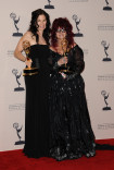 Deborah Lamia Denaver and Deborah Rutherford at the 65th Creative Arts Emmys