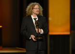 Andy Ristaino accepts the award for Outstanding Individual Achievements in Animation, Adventure Time