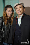 Dichen Lachman and James Hong at the Asian Pacific Americans in TV: Then &amp; Now