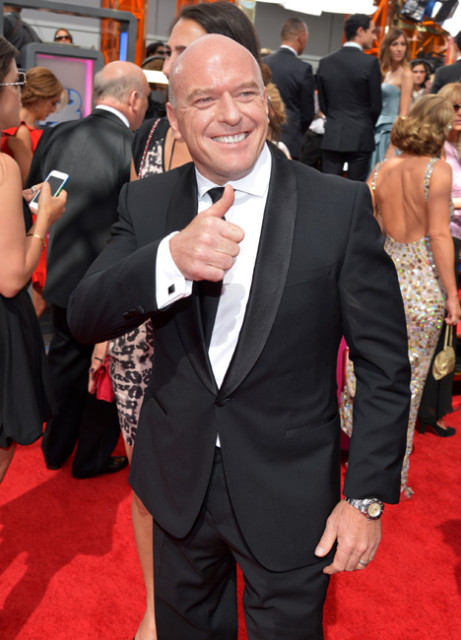 Dean Norris on the Red Carpet at the 65th Emmys