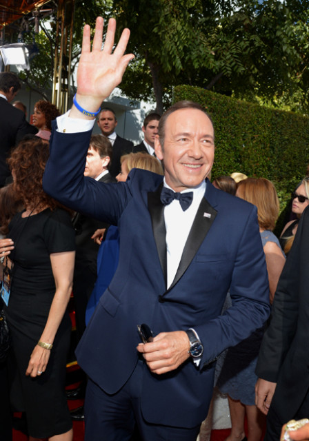 Kevin Spacey on the Red Carpet at the 65th Emmys
